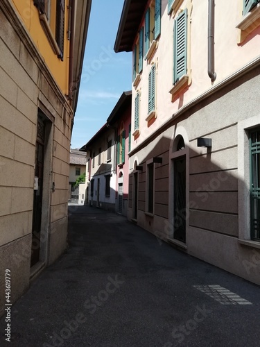 narrow street in the old town country © Stemoir
