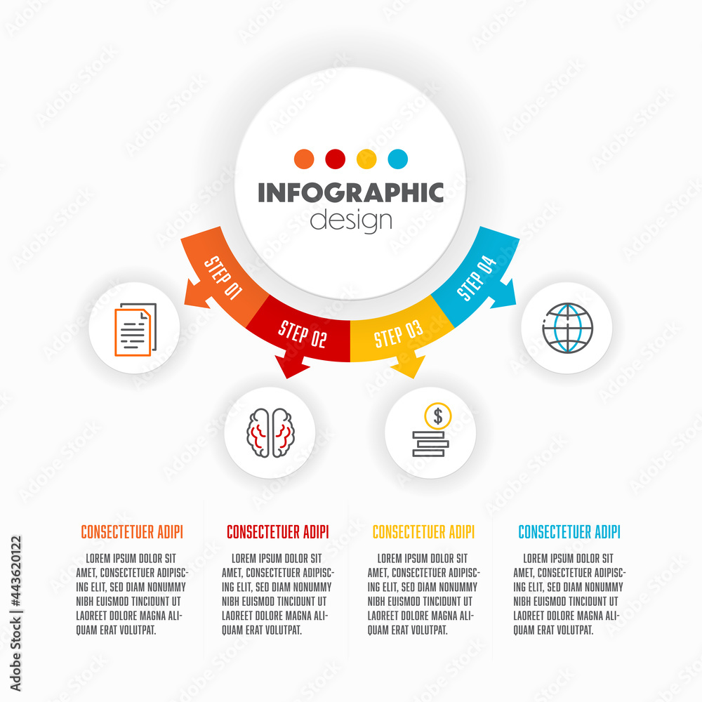 Vector timeline infographic design and marketing icon for presentation, workflow layout, diagram. Vector timeline infographic design and marketing icon for presentation, workflow layout, diagram.