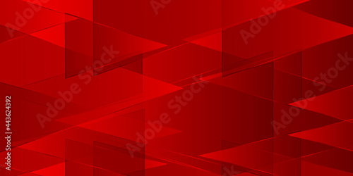 Modern red triangle background, geometry background
