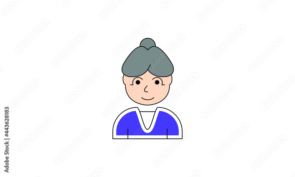 avatar people vector person flat user business icon symbol character illustration 