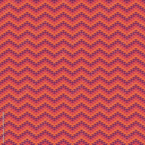Seamless pattern. Tiles ornament. Oriental ornamentation. Repeated dumbbells shapes. Tile wallpaper. Mosaic motif. Abstract background. Ethnic digital paper. Textile print, web design. Vector art