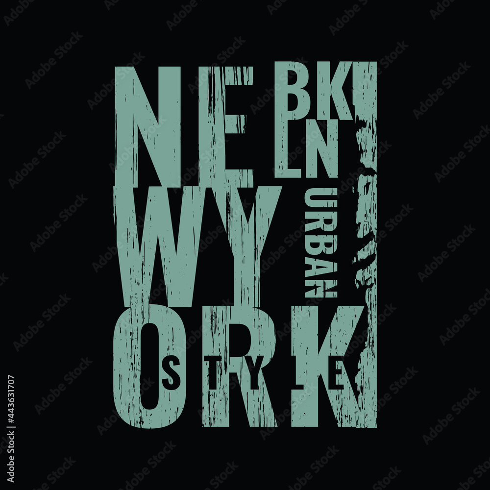 Fototapeta premium New york Brooklyn ,vector illustration and typography, perfect for t-shirts, hoodies, prints etc.