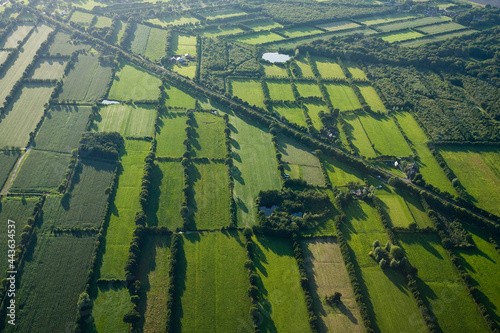 Obraz na płótnie Dutch landscapes from out of a plane w salonie