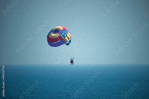 air balloon on the beach