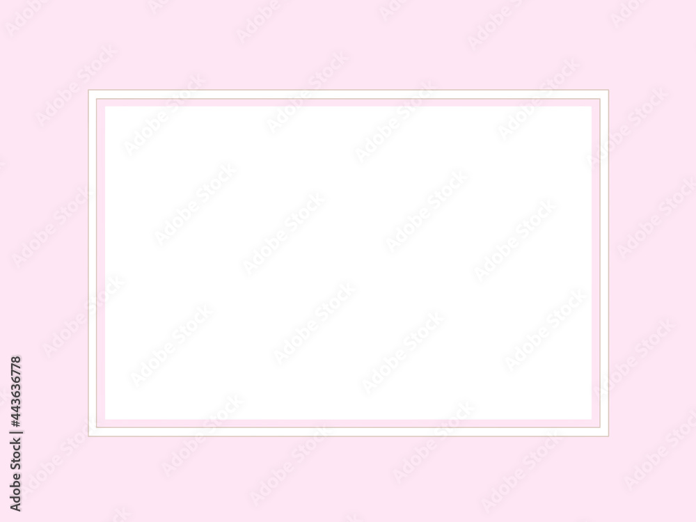 ピンクの背景に四角フレーム Stock Illustration Adobe Stock