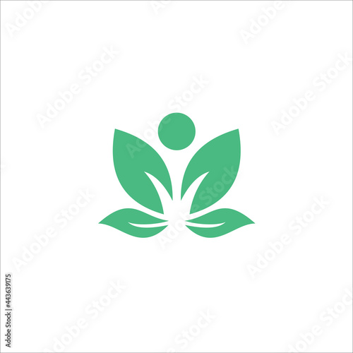 Vector illustration of lotus flower good for spa and beauty logo design.