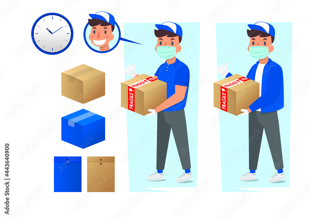 parcel delivery staff parcel delivery staff