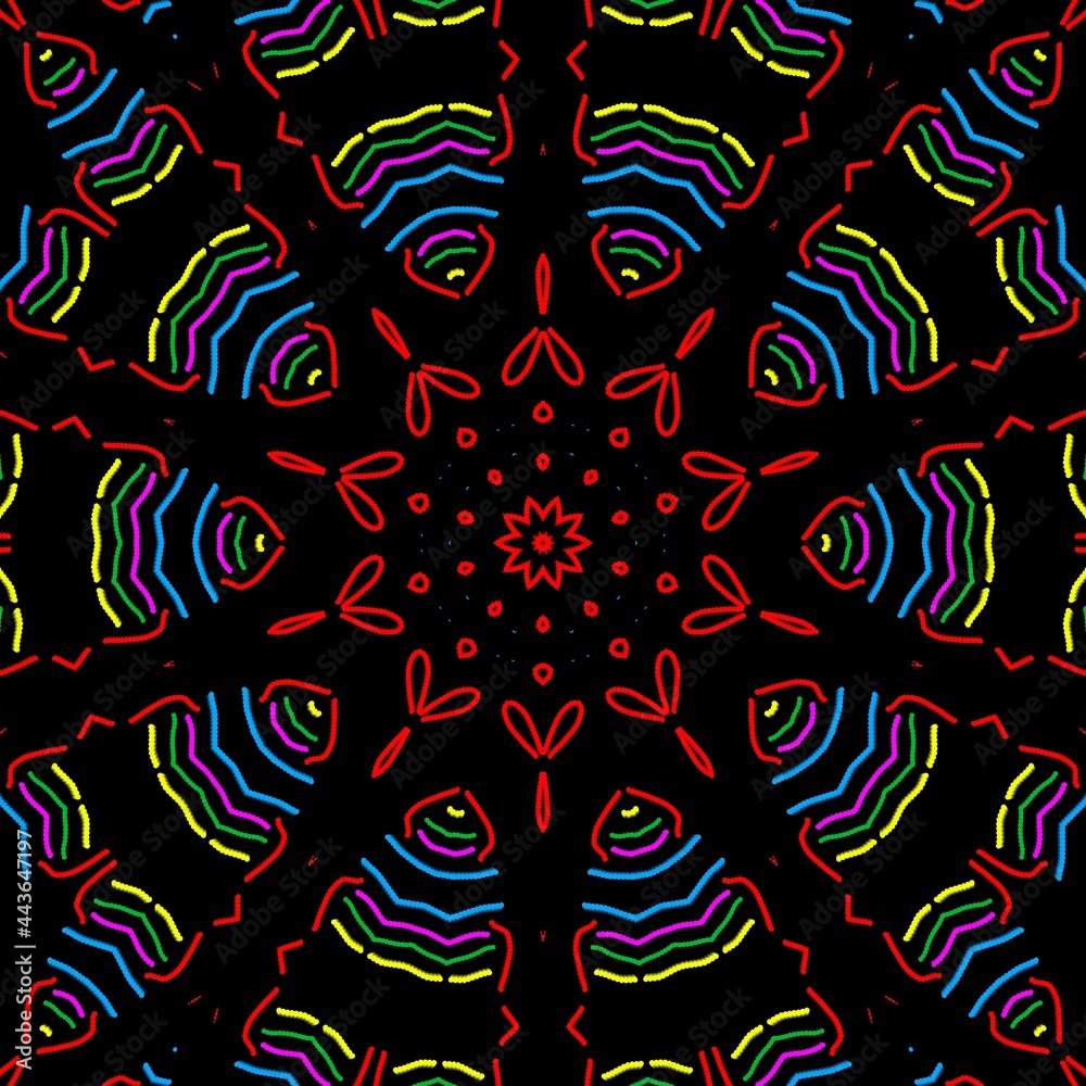 Naklejka premium Beautiful Indian floral pattern design.