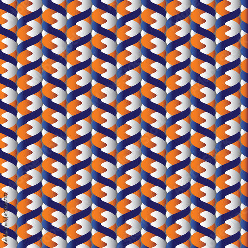 Seamless Background from colored braided cord