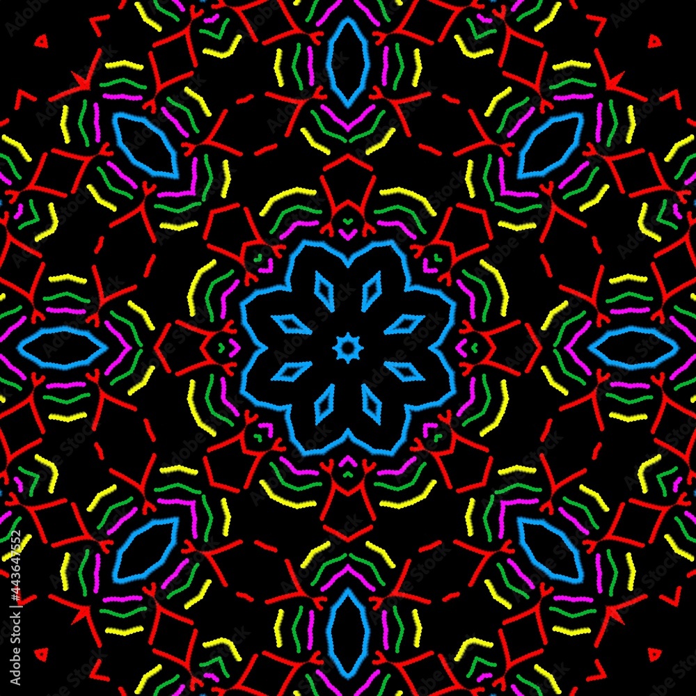 Beautiful Indian floral pattern design.