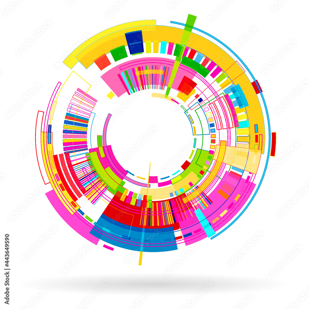 abstract colorful background with circles abstract colorful background with circles