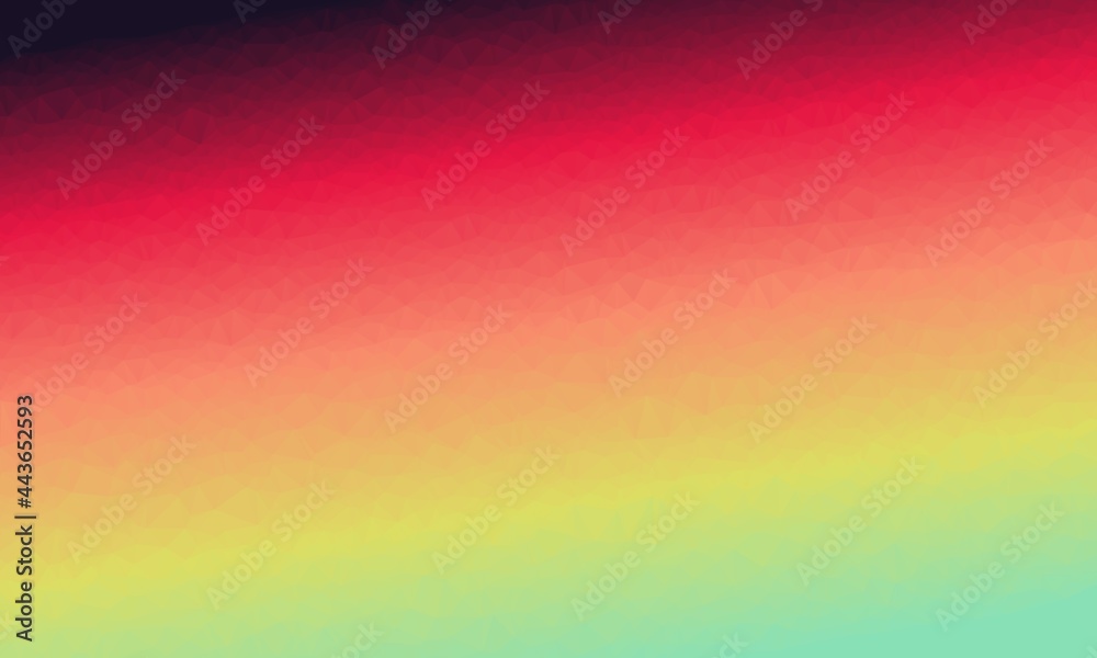 Fototapeta premium vibrant minimal multicolored polygonal background