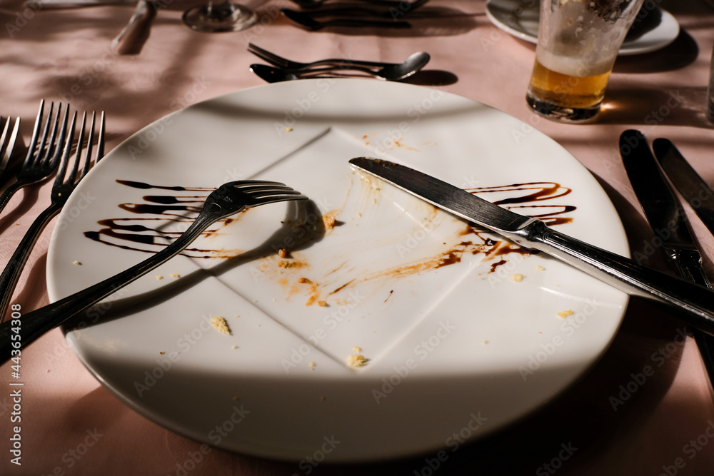 Fototapeta premium 食後の食器