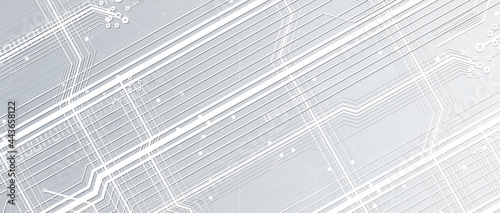 abstract futuristic circuit computer internet technology board business dark background