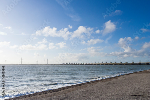 Eastern Scheldt storm surge barrier photo