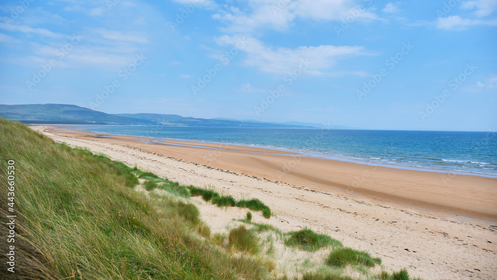 Embo beach in Sutherland in the Highlands of Scotland Embo beach in Sutherland in the Highlands of Scotland