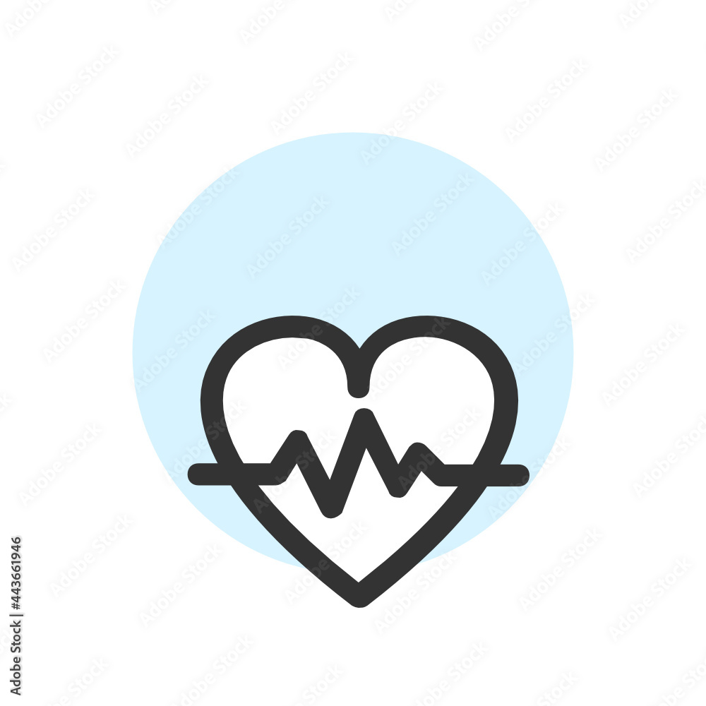Pulse , Hospital filled outline icon. Pulse , Hospital filled outline icon.