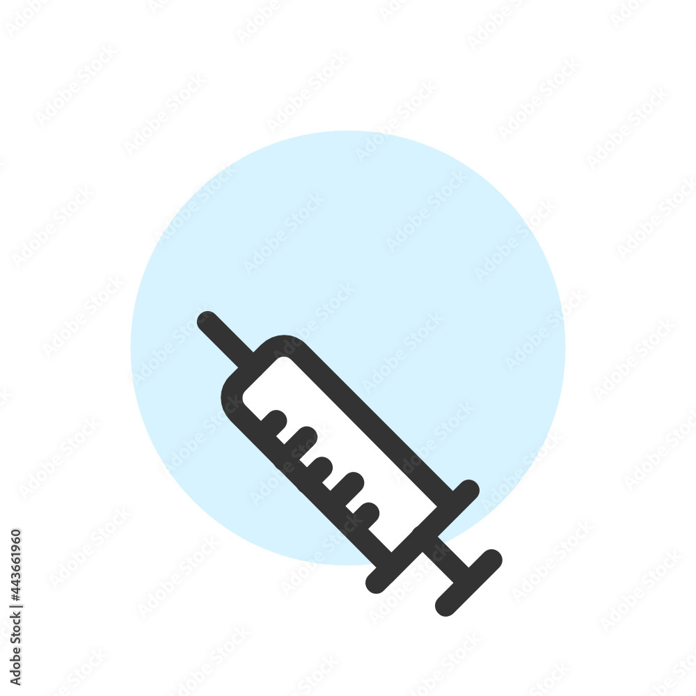 Syringe , Hospital filled outline icon. Syringe , Hospital filled outline icon.