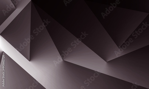 black background, polygonal shape background, paper design, abstract wallpaper, wall art, dark texture with geometric, you can use for ad, product and poster, business presentation