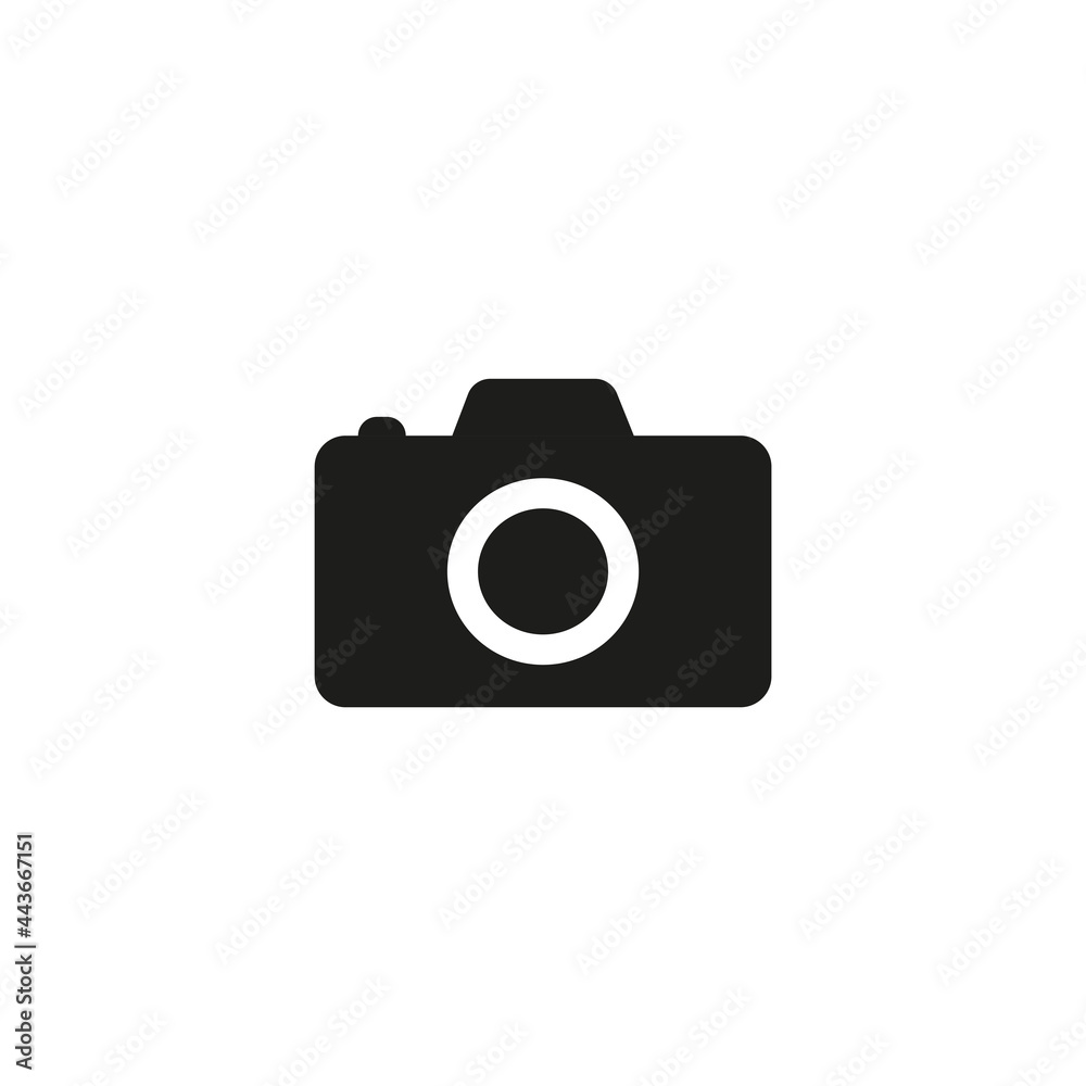 Camera icon. Vector graphics