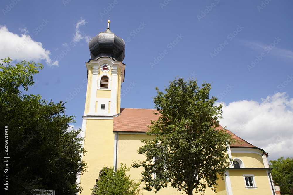 St. Benno Church, Herrnsaal.. Bavaria, Germany