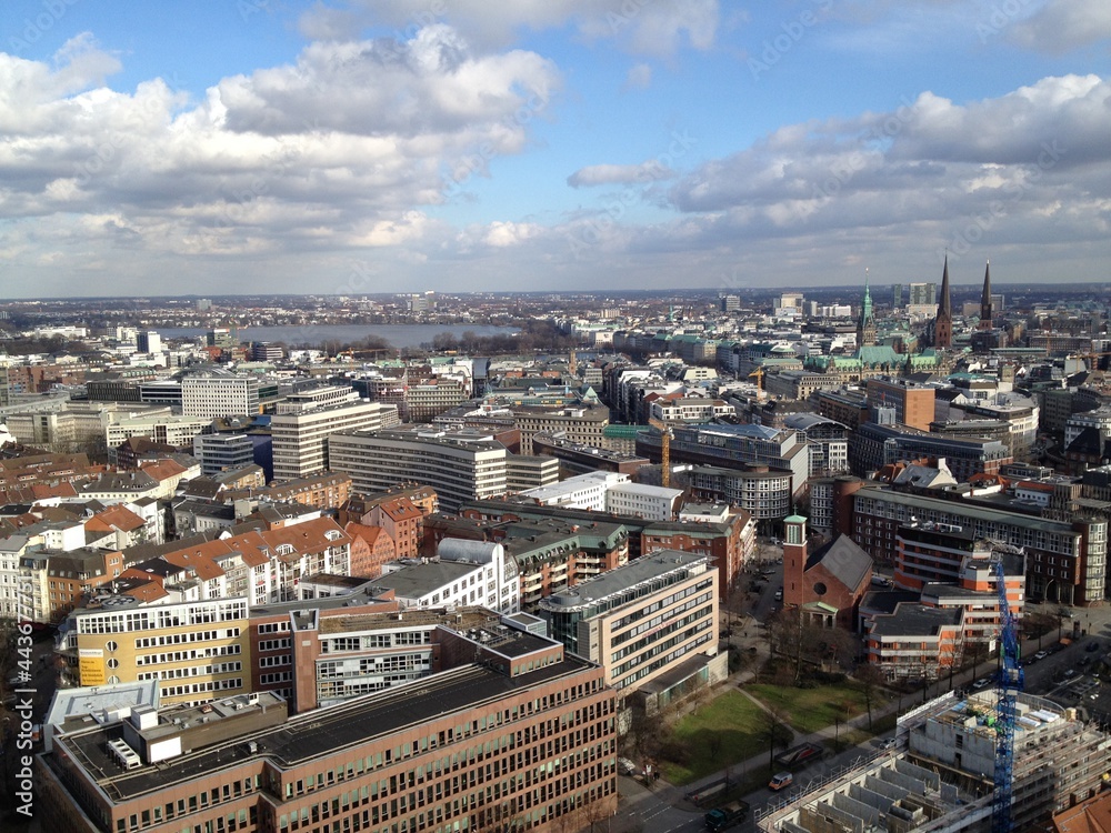 Panoramica ciudad Hamburgo