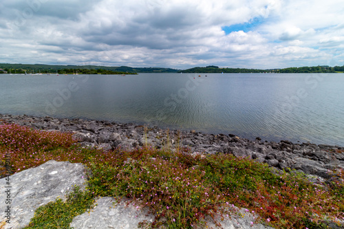 Carsington Water Lake in England Peak District