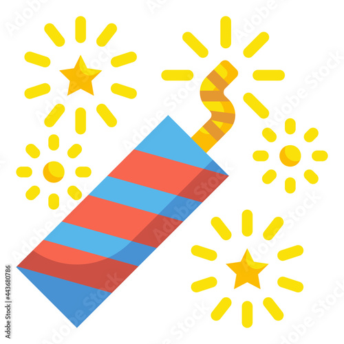 cracker flat icon