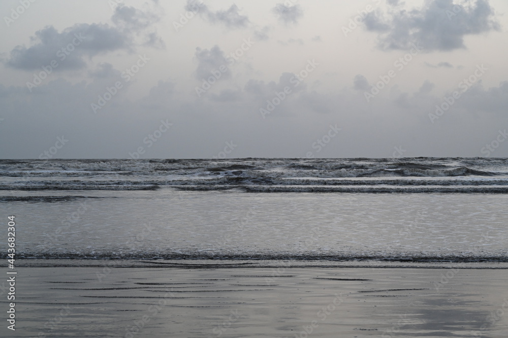 waves on the beach