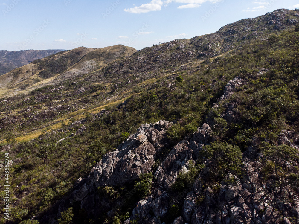 Fototapeta premium landscape with blue sky - Serra do Cipó, MINAS GERAIS