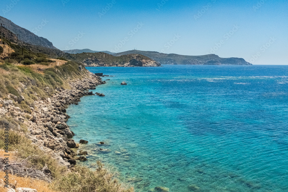 Mediterranean Sea in Turkey. Bozburun peninsula
