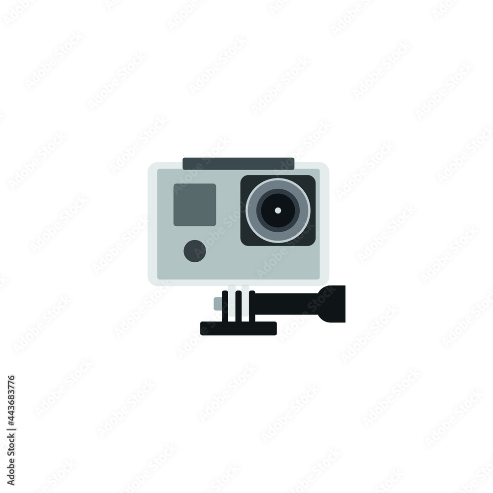 action camera icon on white background action camera icon on white background