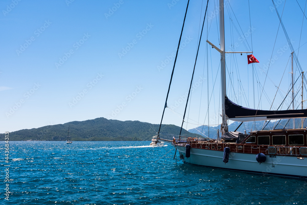 Mediterranean Sea in Turkey. Bozburun peninsula
Mediterranean Sea in Turkey. Bozburun peninsula