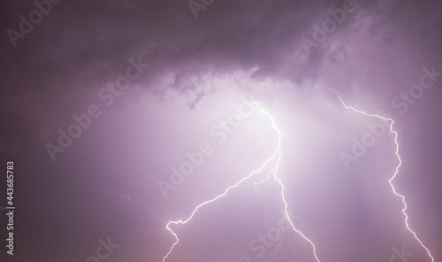 large lightning discharge