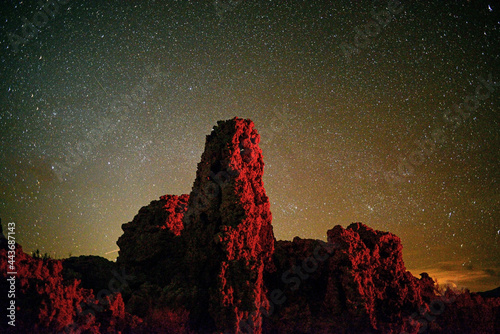Tufa under the stars at Mono Lake