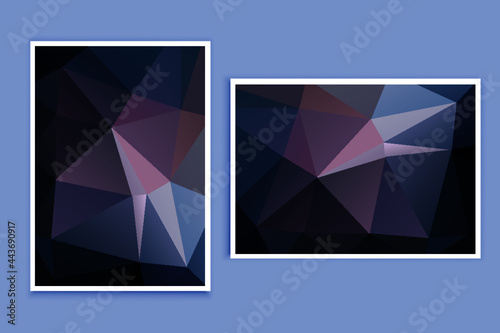 abstract textured polygonal background vector. Blurry triangle design. The pattern can be used for the background.	