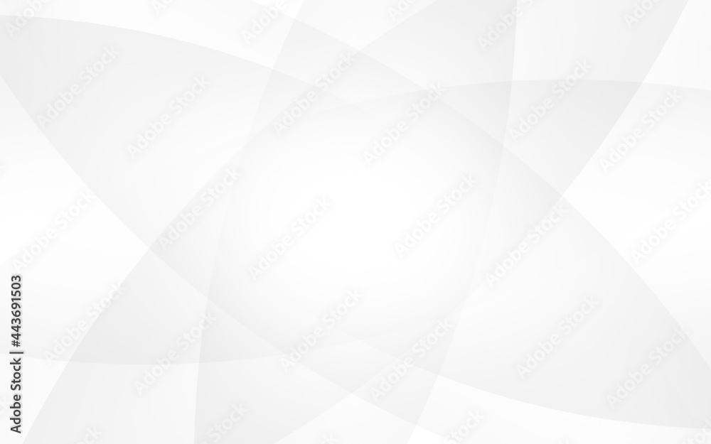 Obraz premium Abstract geometric white and gray curve line gradient Background. with space for concept design Technology and modern.