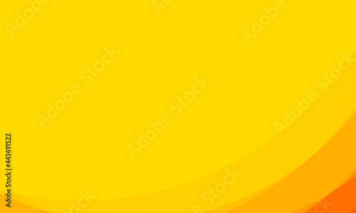 Yellow orange color curve wave line abstract background.
