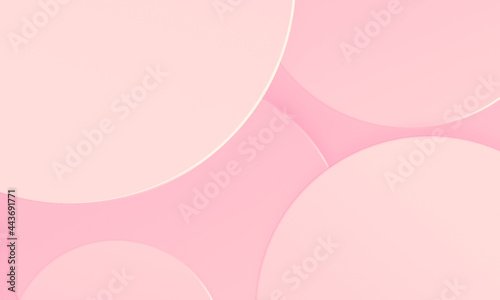 Circles pink tone texture background. Simple modern design use for valentine and mother day concept.