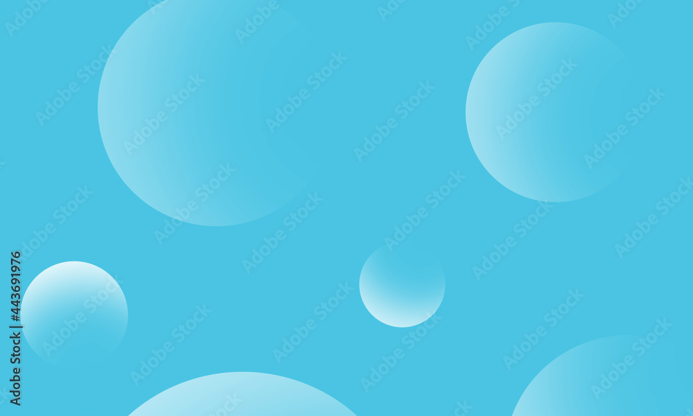 White circles gradient on blue abstract background. Modern graphic design element.
