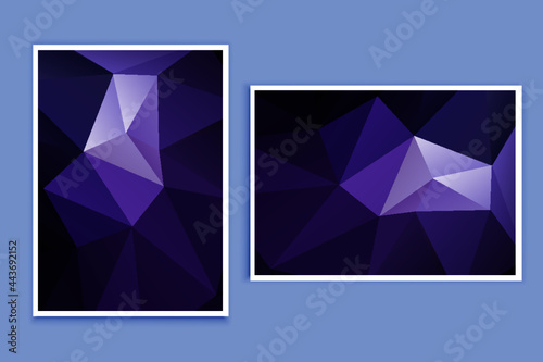 abstract textured polygonal background vector. Blurry triangle design. The pattern can be used for the background.	