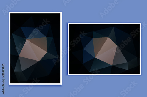 abstract textured polygonal background vector. Blurry triangle design. The pattern can be used for the background.	