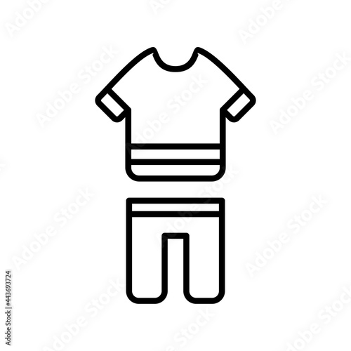 Menswear Vector Line Icon Design