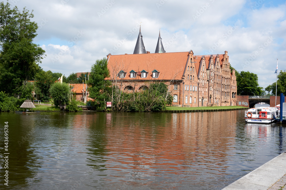 the famous salt warehouse in luebeck