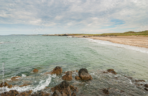 The coastal path from Crigyll Bay to Aberffraw Bay on the island of Angelsey, North Wales, UK August 2005 photo