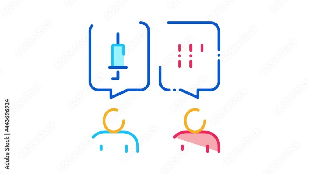 injection protest Icon Animation. color injection protest animated icon on white background injection protest Icon Animation. color injection protest animated icon on white background