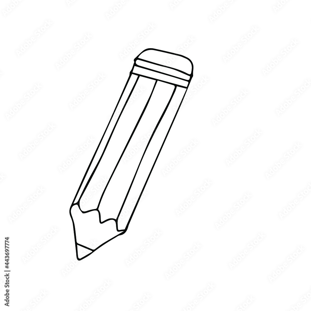 One notebook element in business doodle set. Hand drawn vector illustrations for postcards, posters, labels and professional designs. One notebook element in business doodle set. Hand drawn vector illustrations for postcards, posters, labels and professional designs.