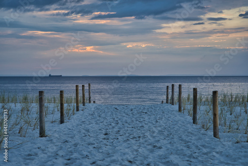 pier at sunset