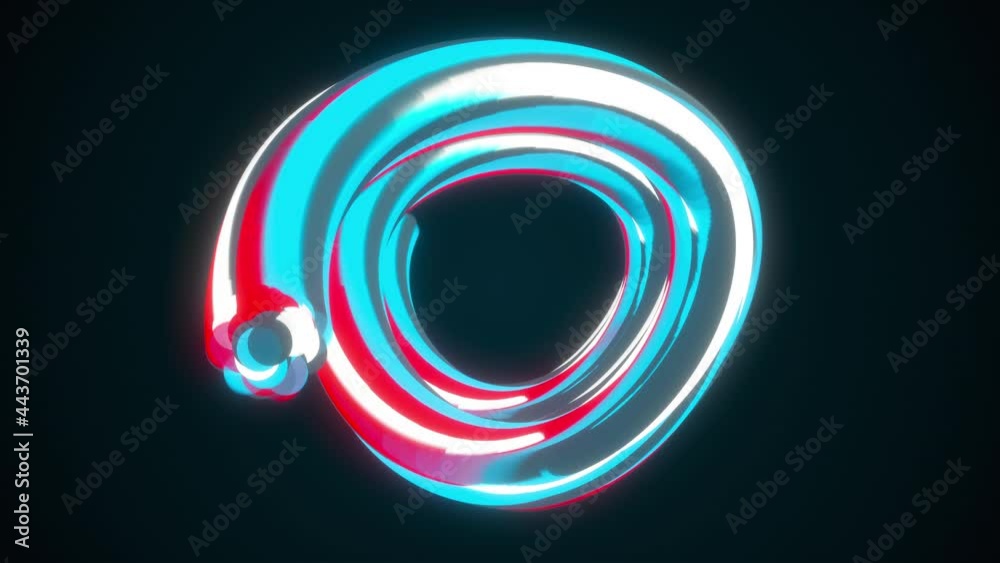 Abstract rings of flashing colorful stripes, computer generated. 3d render of modern backdrop Abstract rings of flashing colorful stripes, computer generated. 3d render of modern backdrop