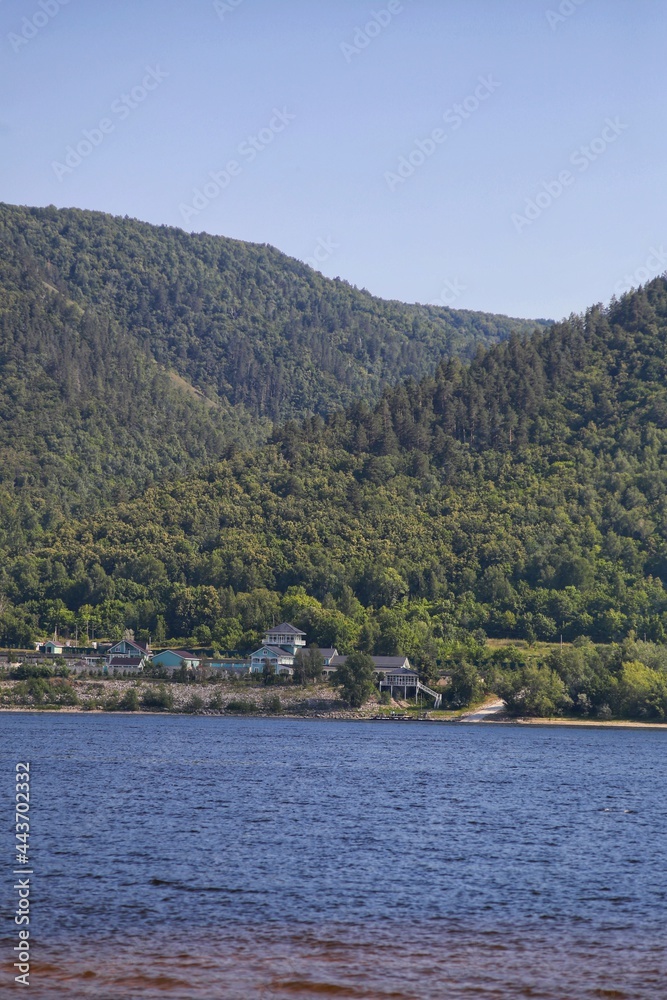 view of the sea and mountains